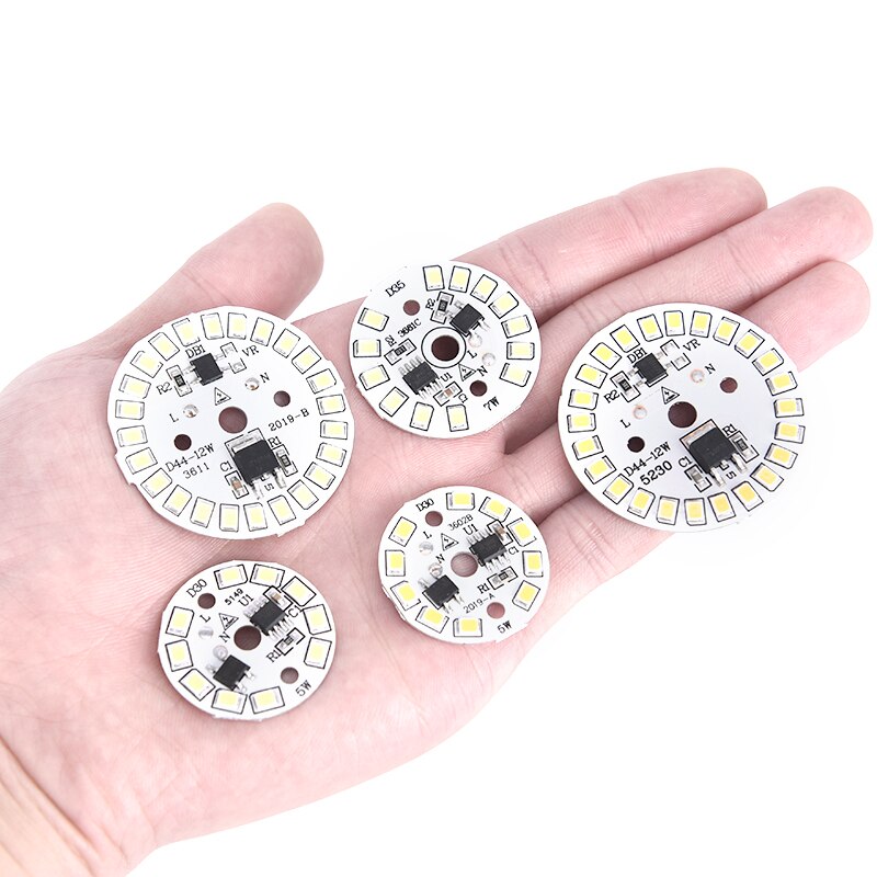 220V Led Lamp Patch Lamp Smd Plaat Ronde Module Lichtbron Plaat Voor Lamp Licht