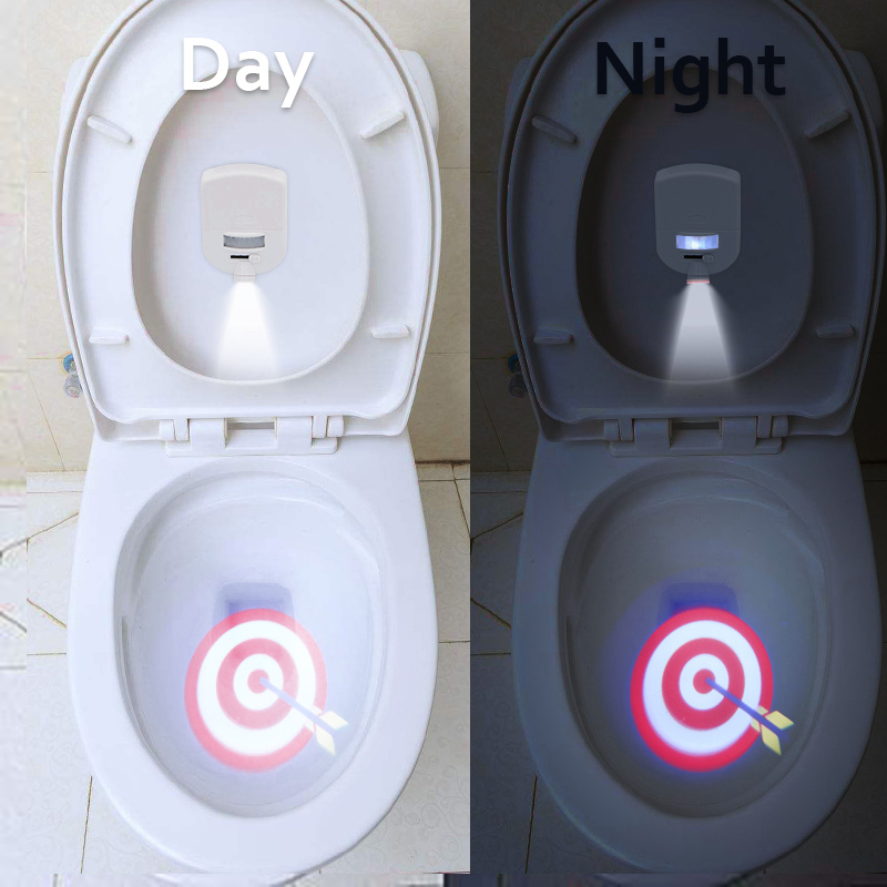 Wc-projektori liikkeellä aktivoituva valoanturi 4 eri teemalle lasten wc-harjoittelu  m09