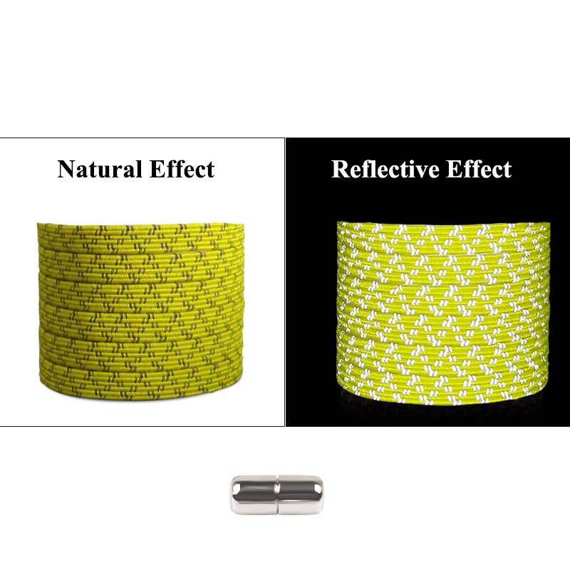 1 Paar Lichtgevende Schoenveters Platte Sneakers Canvas Veters Glow In De Donkere Nacht Kleur Fluorescerende Shoelace100cm Sport Schoenveters: Geel