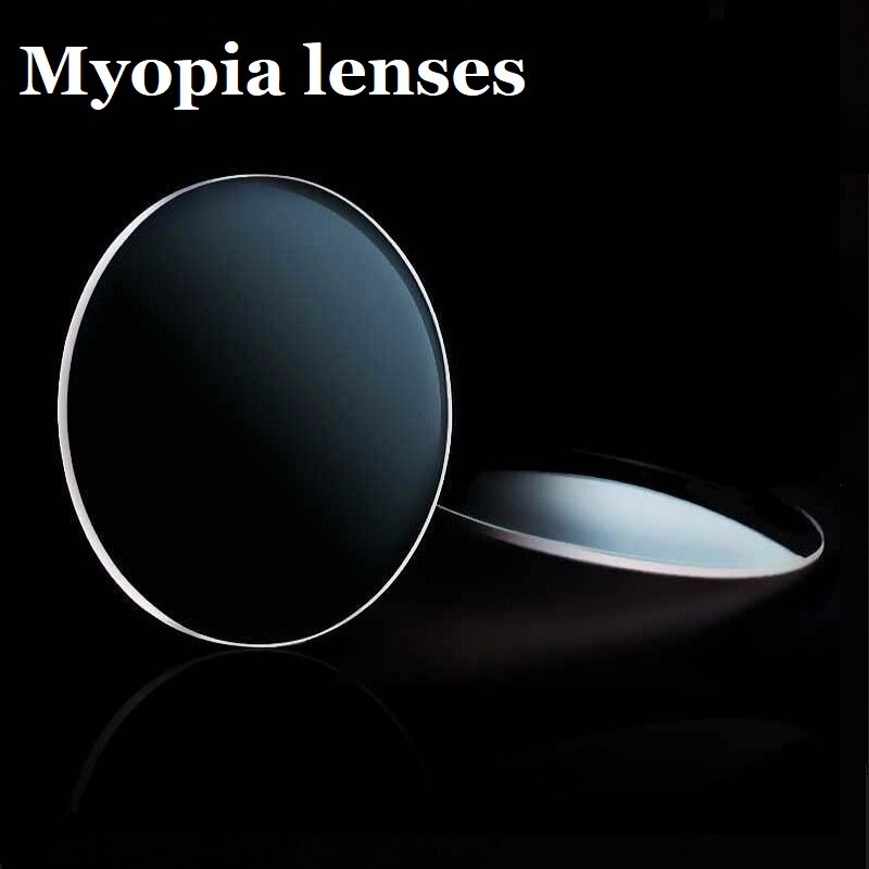 1.56 aspheric anti blue ray myopia prescription eyeglasses lenses Mobile phone computer goggles optical anti blue light glasses: Myopia lenses
