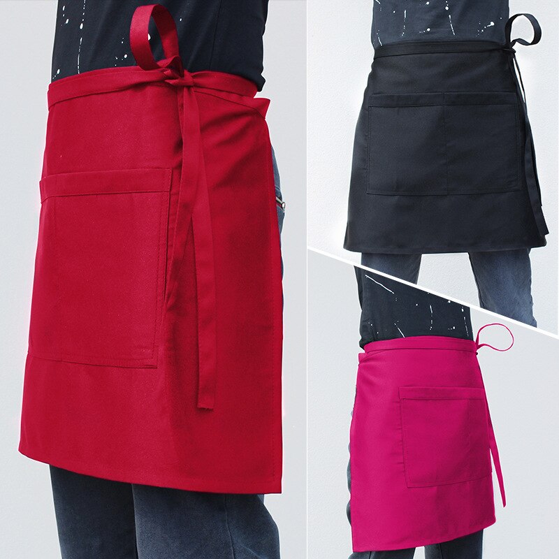 Nieuw Taille Schort Met Pocket Catering Ober Bar Huishoudelijke Houden Kleding Schoon Schort DOD886