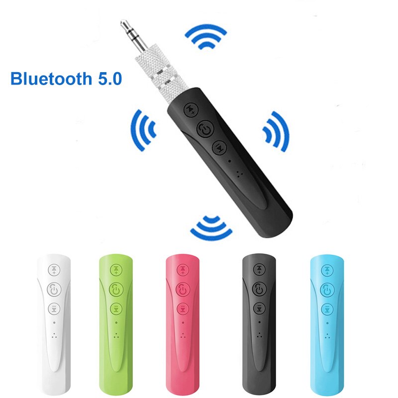 Bluetooth 5.0 3.5Mm Jack Ontvanger Aux Audio Receiver Adapter Voor Telefoon Hoofdtelefoon Draadloze Muziek MP3 Bluetooth Car Kit Adapter
