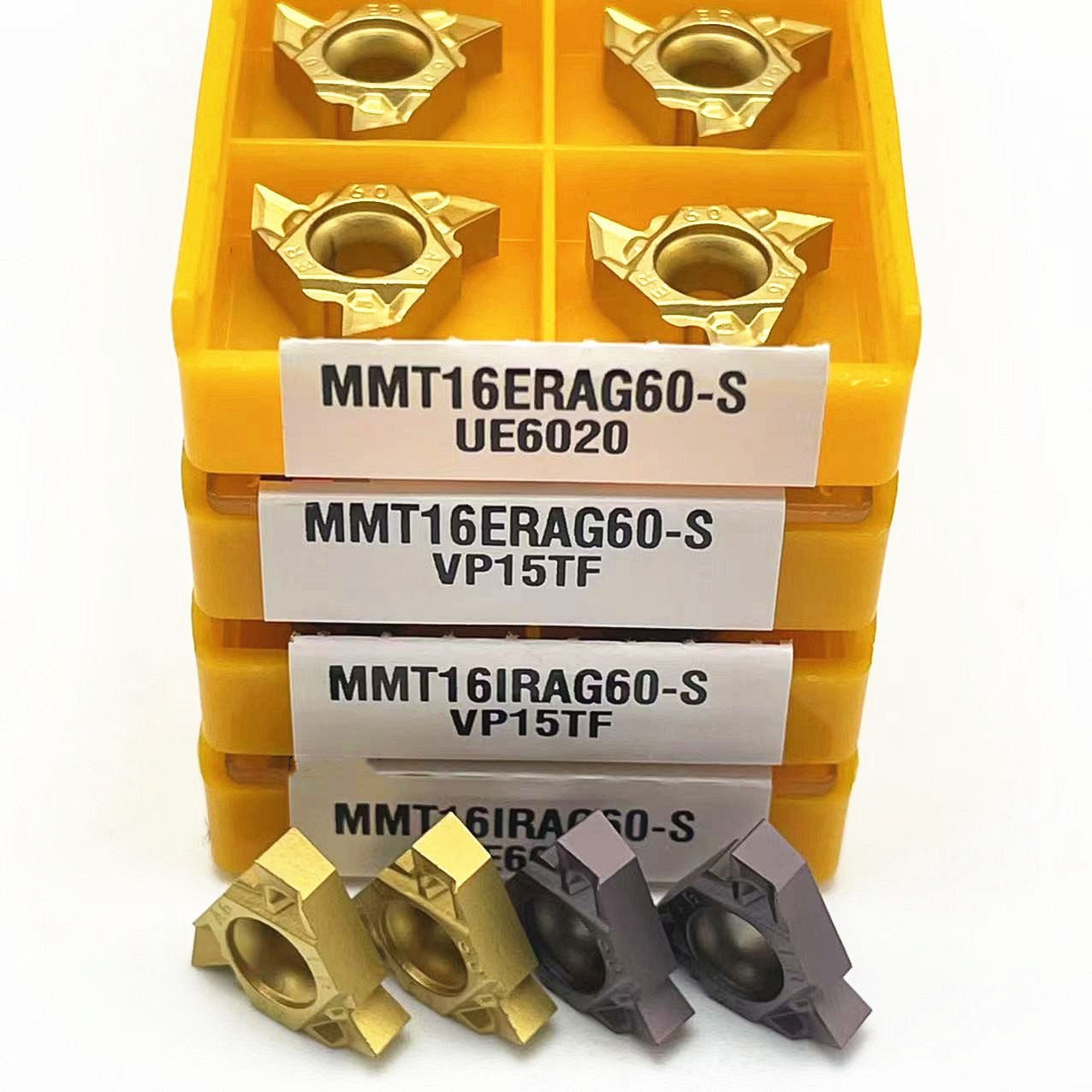 Outil de tournage à filetage pressé, machine-outil CNC, pièces de tournage, MMT 16IR 16ER AG60-S UE6020 VP15TF US735 MMT 16IR MMT 16ER AG60-S