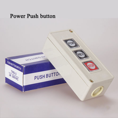 3 Push button switch Control button electric switch three position button FOR REV STOP Sliding gate