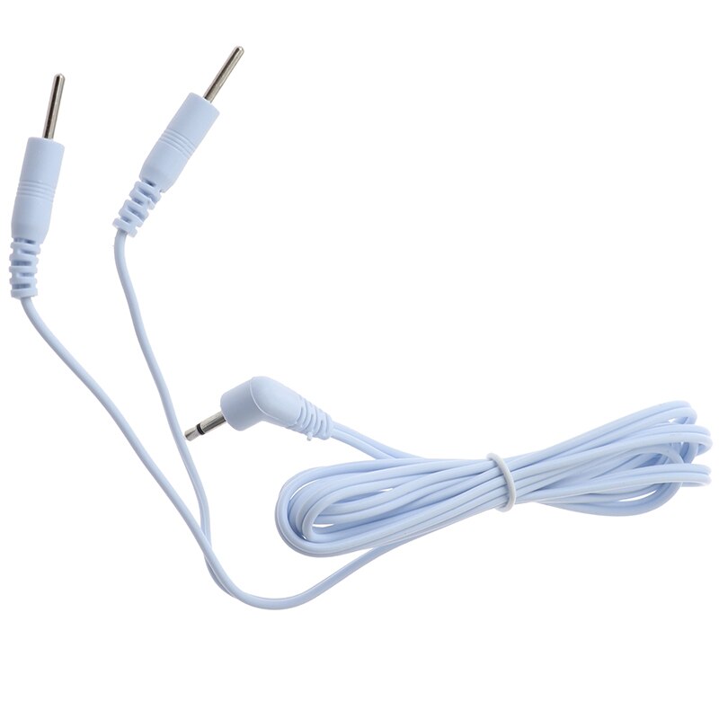 1 Pcs Elektrotherapie Elektrodestroomdraden Kabel Voor Tientallen Stimulator 2.5 Mm Aansluiting Massage Stimulator 2.5 Mm Plug