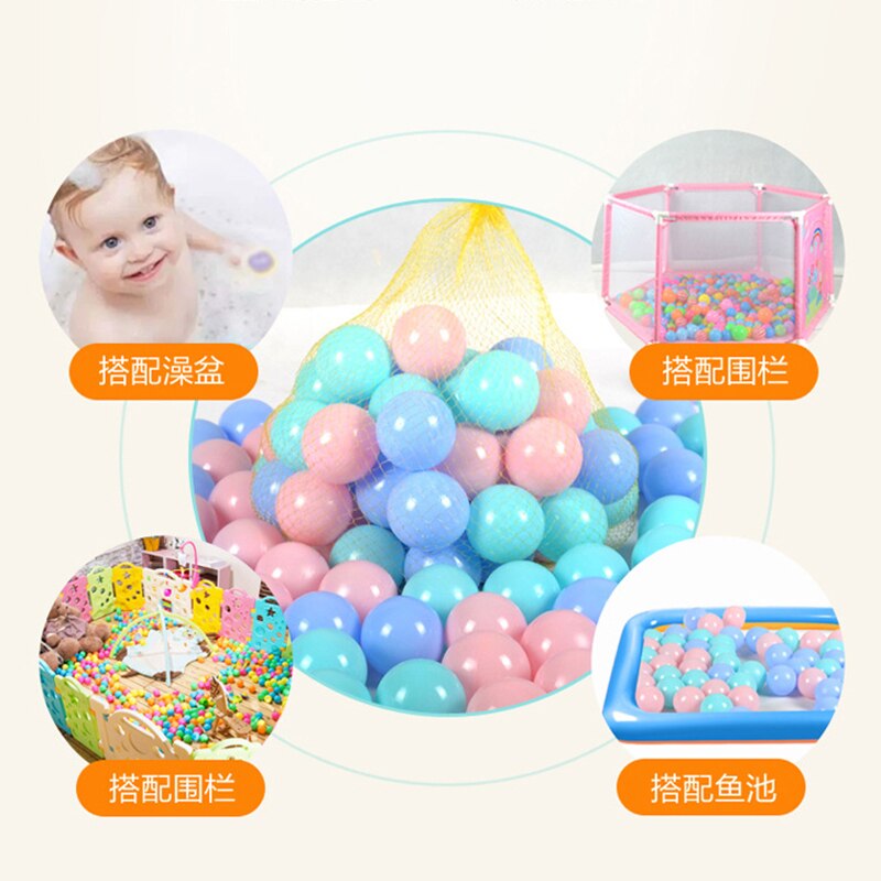 50 stücke 5,5 cm Bunte Ball Weichem Kunststoff Ozean Wasser Pool Ball für Lustige Baby-Kind-Schwimmen Pit Spielzeug Im Freien sport Ball Spiel Spielen