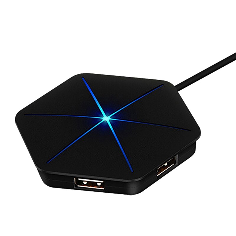 6-Port USB2.0 rozgałęźnik Centrum kolor światła ładowania rozdzielacz z TF czytnik kart SD robić wielu urządzeń ambona laptopy