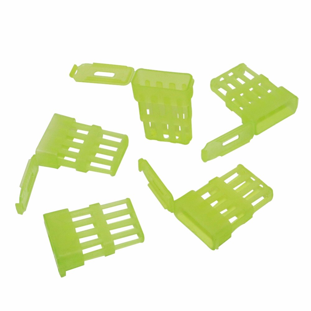 Green Plastic Bee Boxes Beekeeper Rearing Queen Bee Cage Apiculture Bee transport cages Farm Bee Tools 50 Pcs