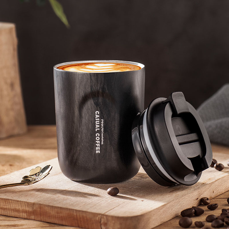 Pinkah Vacuum Coffee Mug With Lid Insulated Water – Grandado
