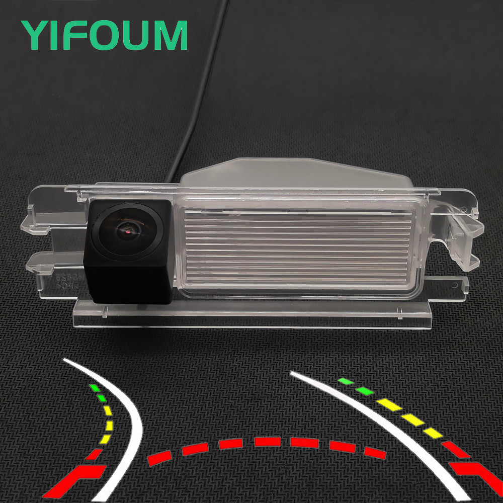 Fisheye HD Dynamic Trajectory Wireless Car Rear View Camera For Renault Dacia Sandero II Stepway 2 Logan 1 2 MCV Clio 2 Pulse