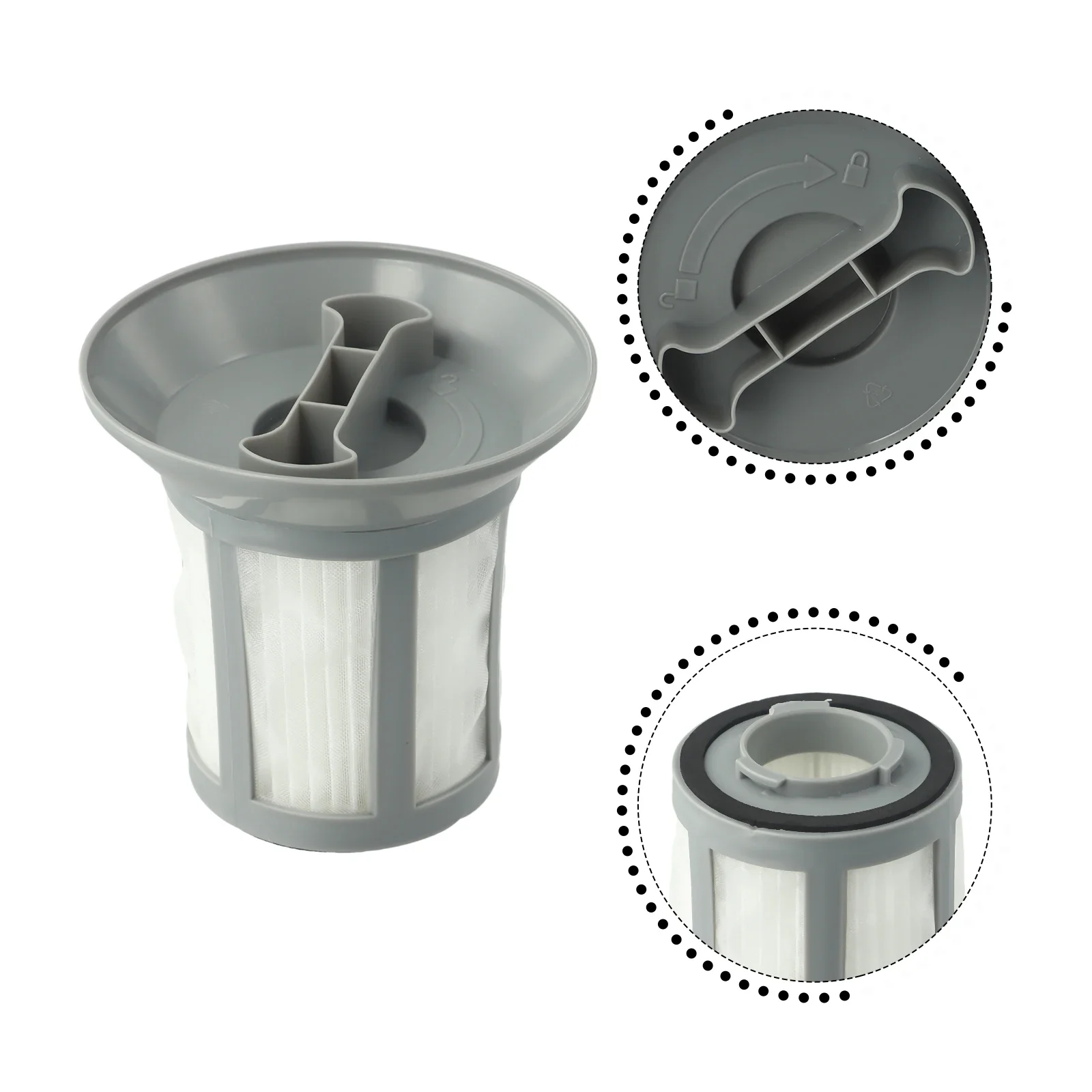 Filtro Hepa para BVC16BLP17 para VCA351 MVCC33A5 CLATRONIC BS1293 Bluesky Aspiradora Robótica repuestos accesorios para el hogar