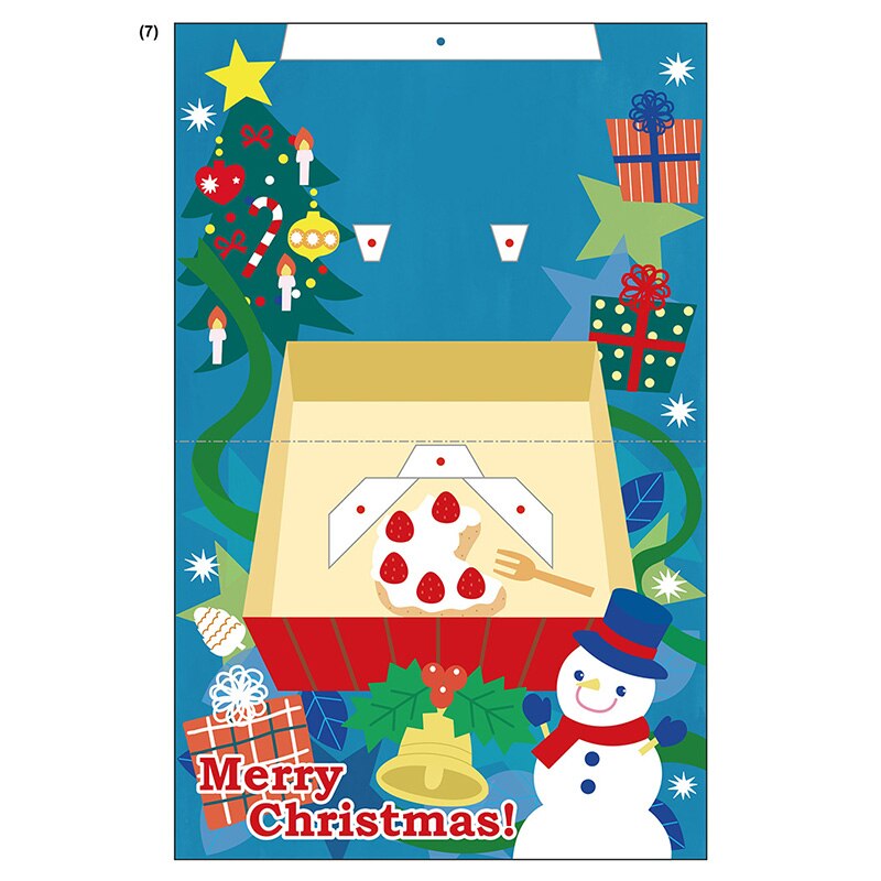 DIY Pop-up Card Christmas Teddy Bear,Handmade 3D Anniversary Greeting Paper Model,Postcard Invitation Papercraft,Toy ER-103