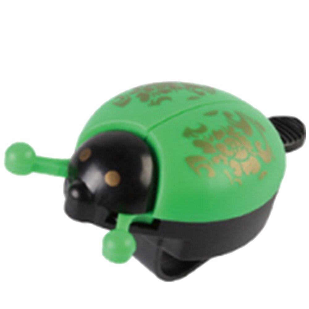 Belle cloche de vélo alarme corne bicyclette coccinelle cloche Mini coccinelle alarme vélo guidon corne cyclisme sécurité accessoires cloche anneau: Green