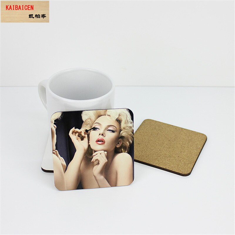 15 Stks/partij Diy Sublimatie Blank Mdf Houten Coaster Keuken Accessoires Mat Cup Bar Mok Drink Pads Captain Coaster: 8DM-001-D90X90X4mm