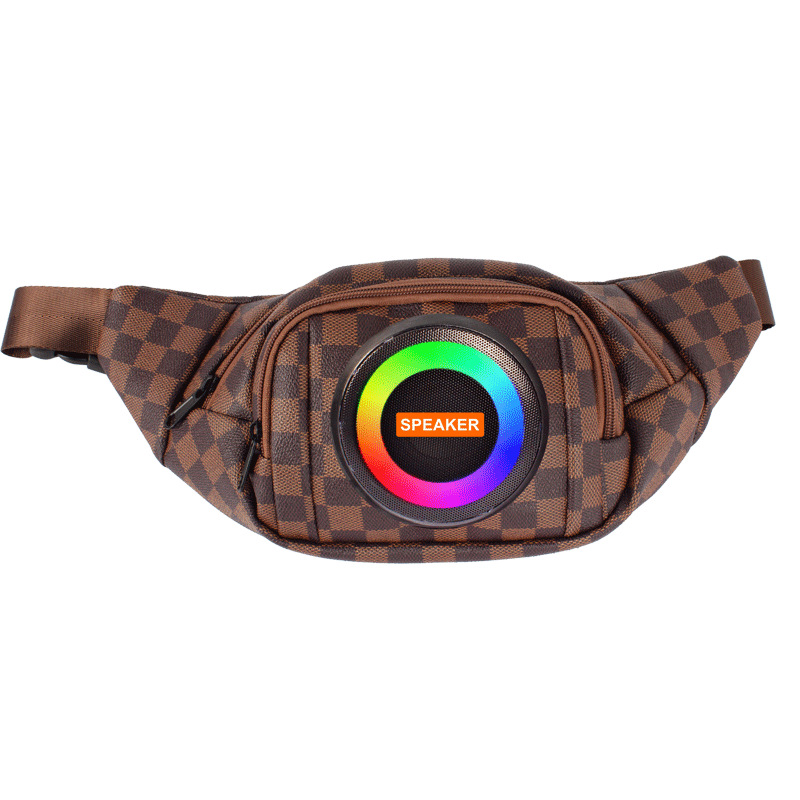 Outdoor Backpack Bluetooth Speaker Large Capacity Rechargeable Waterproof Power Bank for Hiking Cycling traval speaker bag: Transparent