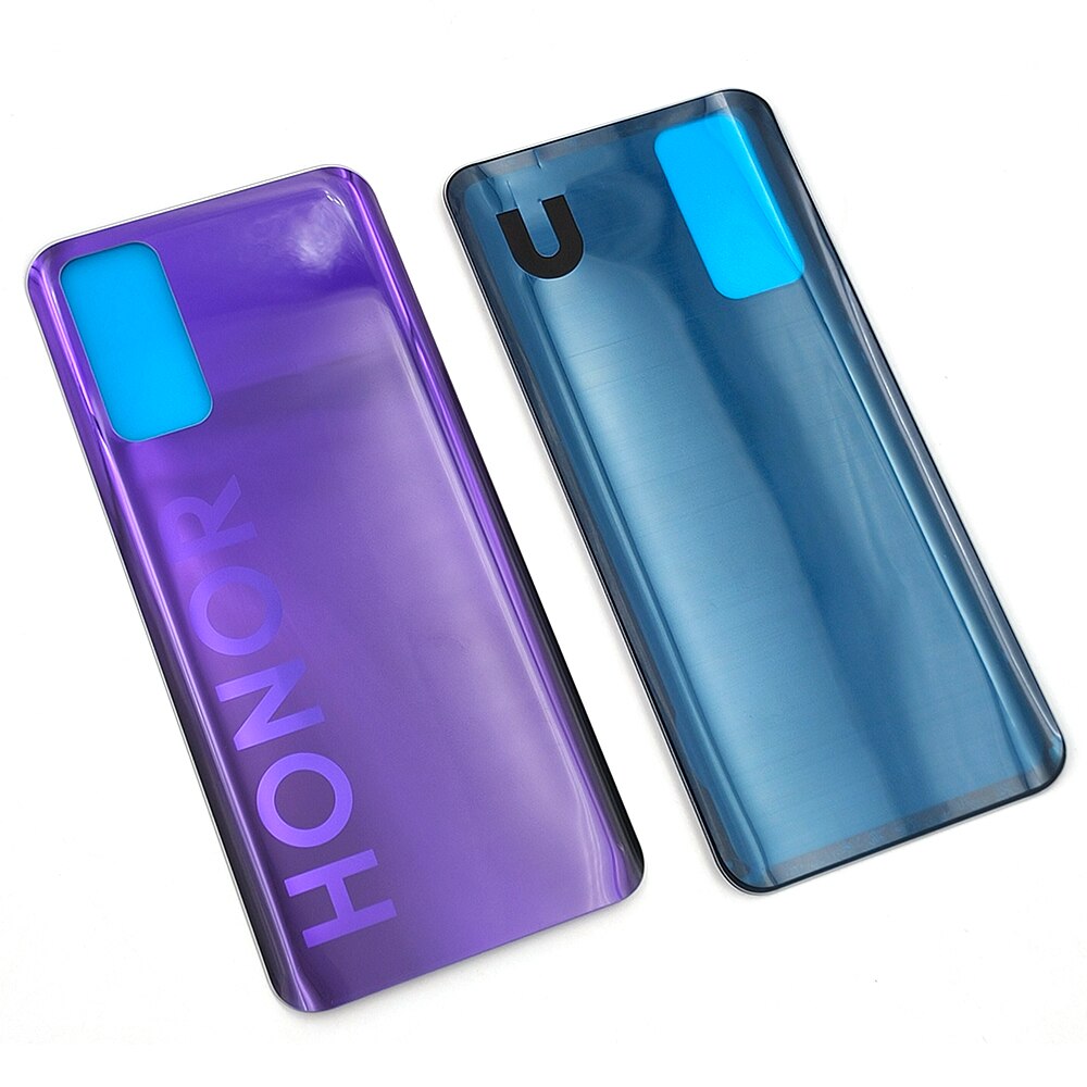 Honor 30 obudowa ze szkła wstecznego Huawei honor 30 pokrywa robić naprawy baterii obudowa tylnego panelu części zamienne z naklejkami i logo