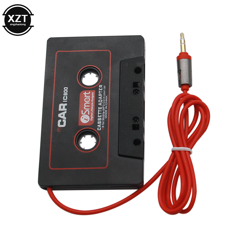3.5mm Jack Auto Cassette Speler Tape Adapter Cassette Mp3 Speler Converter Voor iPod Voor iPhone MP3 AUX Kabel CD Speler