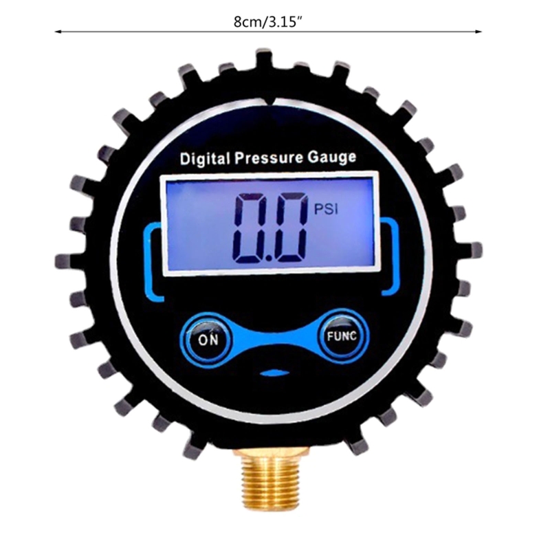 Upgraded Digital Manometer Pressure Gauge for w/ 4 Units Bar Kpa Kg Cmf2 for