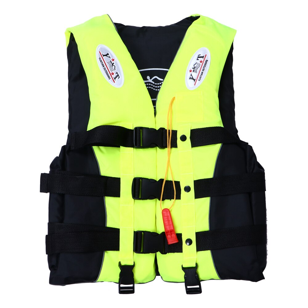 1pc vida esportes aquáticos flotation colete adulto à deriva segurança: Yellow