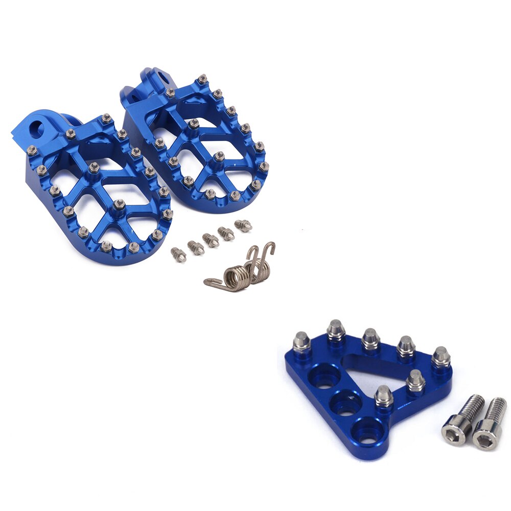 Motorcycle CNC Foot Peg Footrest Pedal For KTM SX XC EXC SXS MXC SXF EXCF SXSF XCF XCW SMR ADVENTURE 125 150 250 350 450 525 530: Set Blue
