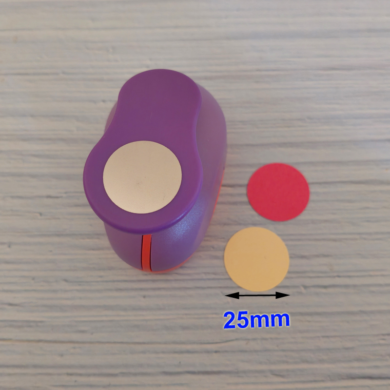 Furador de flores de 1,8 cm - 2,5 cm, perforador para hacer espuma Eva con corte de papel artesanal, álbum de recortes, ahorro de trabajo para niños, perforadora DIY hecha a mano: Verde militar