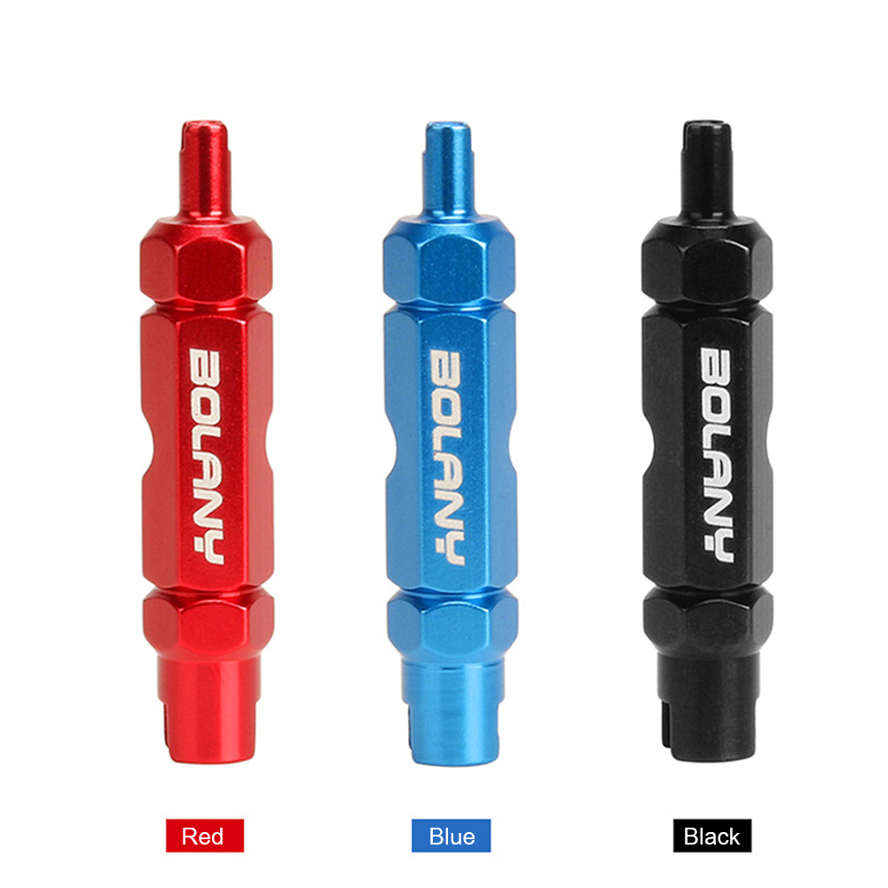 1pcs Bike Valve Core Tool Double Head Aluminum Presta American Valve Core Remover Wrench Spanner Bicycle Tire Repair Tool