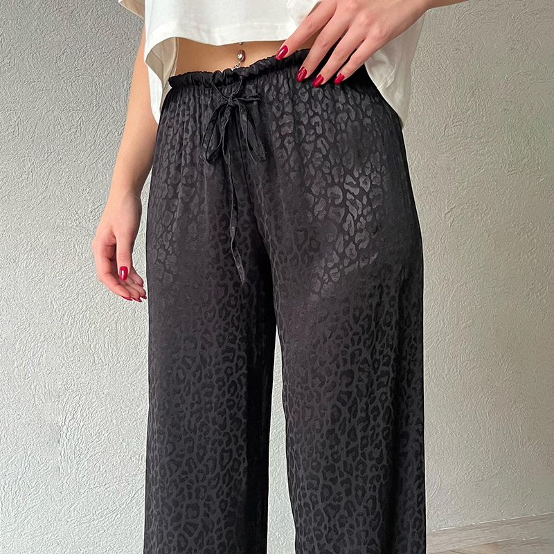 Injadt-Pantalon bandage taille haute vintage pour femme, pantalon décontracté pour femme, pantalon droit polyvalent, d'été, fjStreetwear,