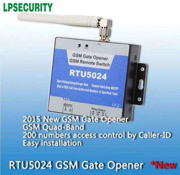 Trådløs automatisk døråbner gsm portåbner gsm døråbner sms switch (rtu 5024) 200 brugere til bilparkeringssystemer