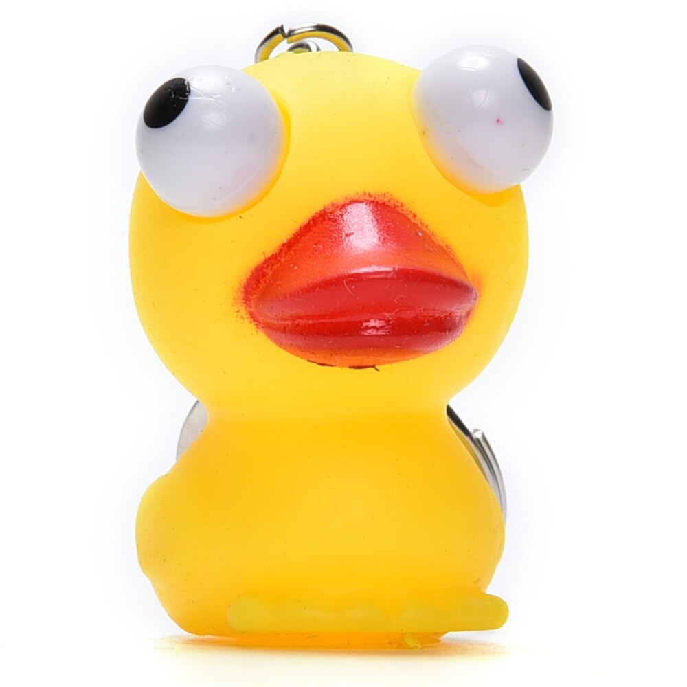 Grote ogen pop sleutelhanger knijpspeelgoed grappige anti-stressbal dier ventilatie speelgoed nieuwigheid producten telefoonbandje