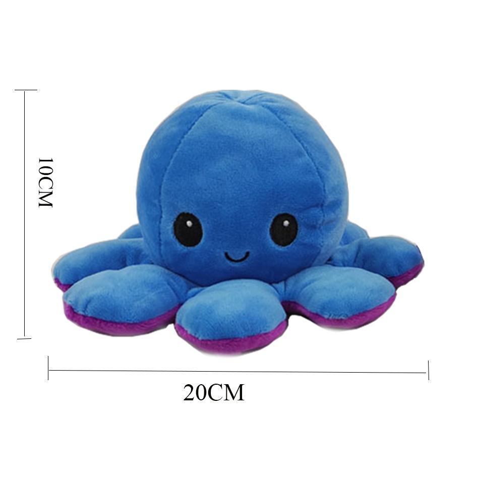 Flip two-sided Octopus Plush Stuffed Doll Toy