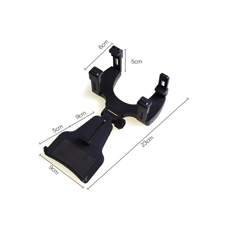 Adjustable Car Auto Rearview Mirror Mount Cell Phone Holder Bracket Stands For Samsung Huawei Xiaomi IPhone Mobile Phone GPS