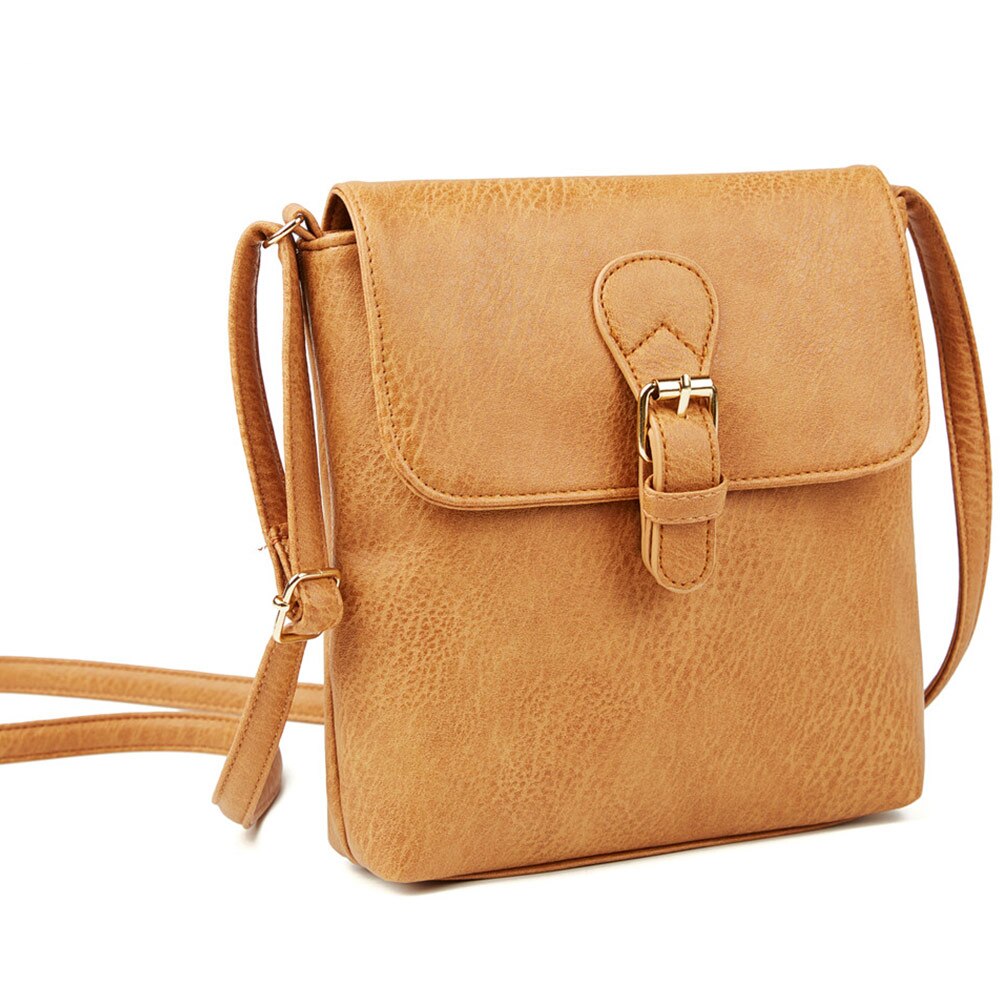 Qianxilu Kleine Frauen Umhängetasche Weiche Gewaschen PU Leder Umhängetasche Schulter Taschen Weibliche Handtasche Geldbörsen Kette