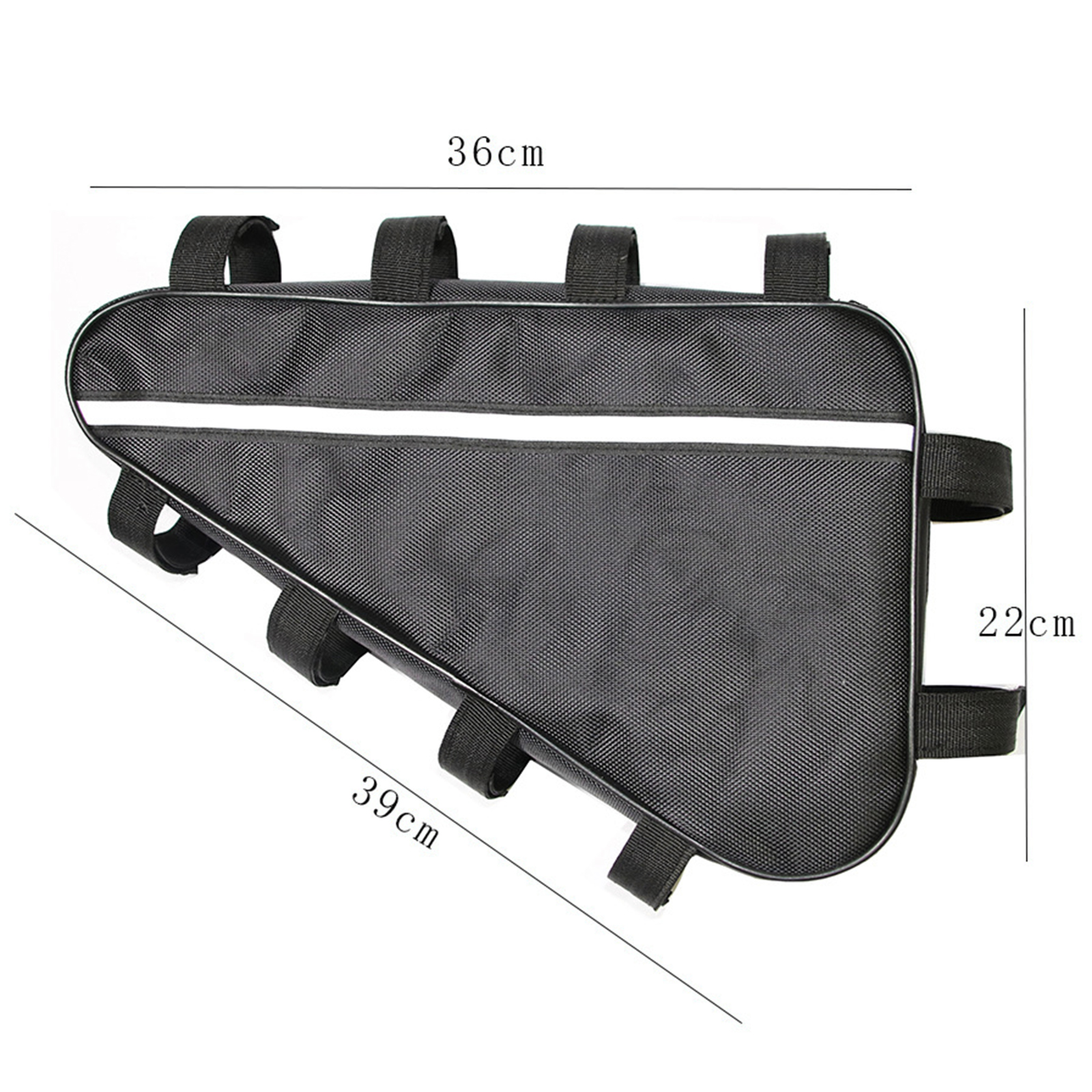 Ebike Frame Triangle Battery Bag for Electric Bike Li-Ion Case Waterproof Controller Bags Electric Bike Vehicle Accessories: WHITE