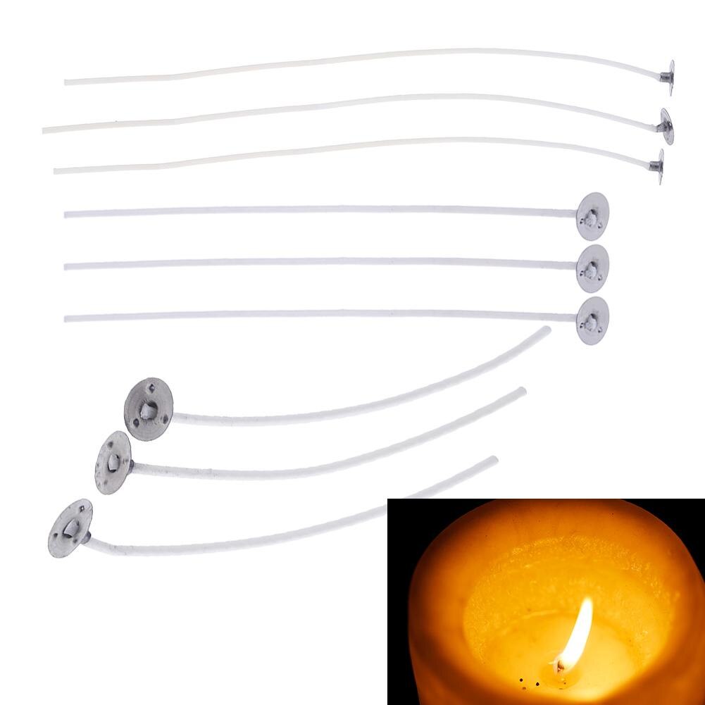 100pcs Candle Wicks Waxed Cotton DIY Making Candles Party Supplies