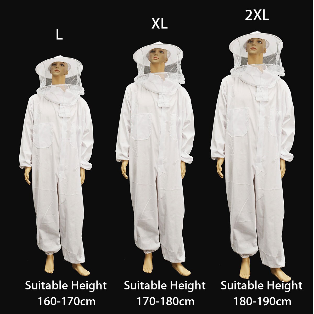 Ventilated Full Body Bee Keeping Suit Bee Protection Beekeeping Suit Safty Veil Hat Beekeepers Protective Clothing