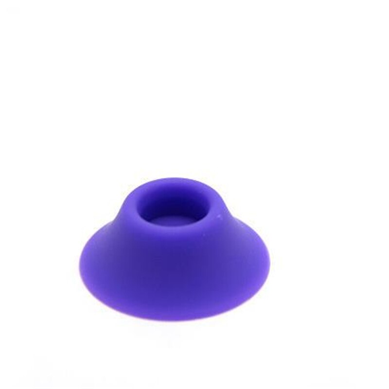 1PC Atomizer Pen Holder Silicone Suction Desk Stand gel pen ballpoint pen sucker silicone holder stand pencils holder office: Purple