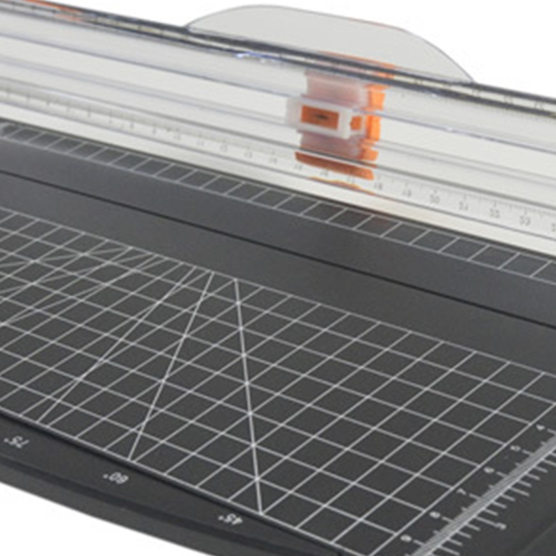 D0AD – Machine à découper le papier A4 Portable, tondeuse à papier Guillotine avec Protection des doigts règle latérale, fournitures de papeterie de bureau