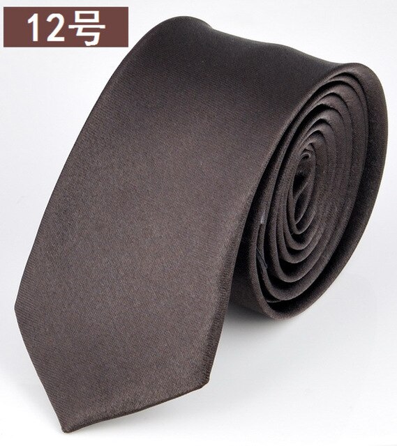 Narrow Casual Arrow Skinny Red Necktie Slim Black Tie For Men 5cm Man Accessories Simplicity For Party Formal Ties: Brown