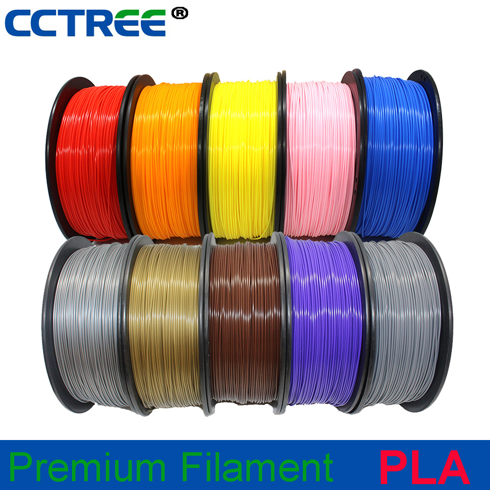 Imprimante 3D CCTREE PLA(ST-PLA) Filament 3D impression 1.75MM PLA avec 30 couleurs 1KG de poids Net