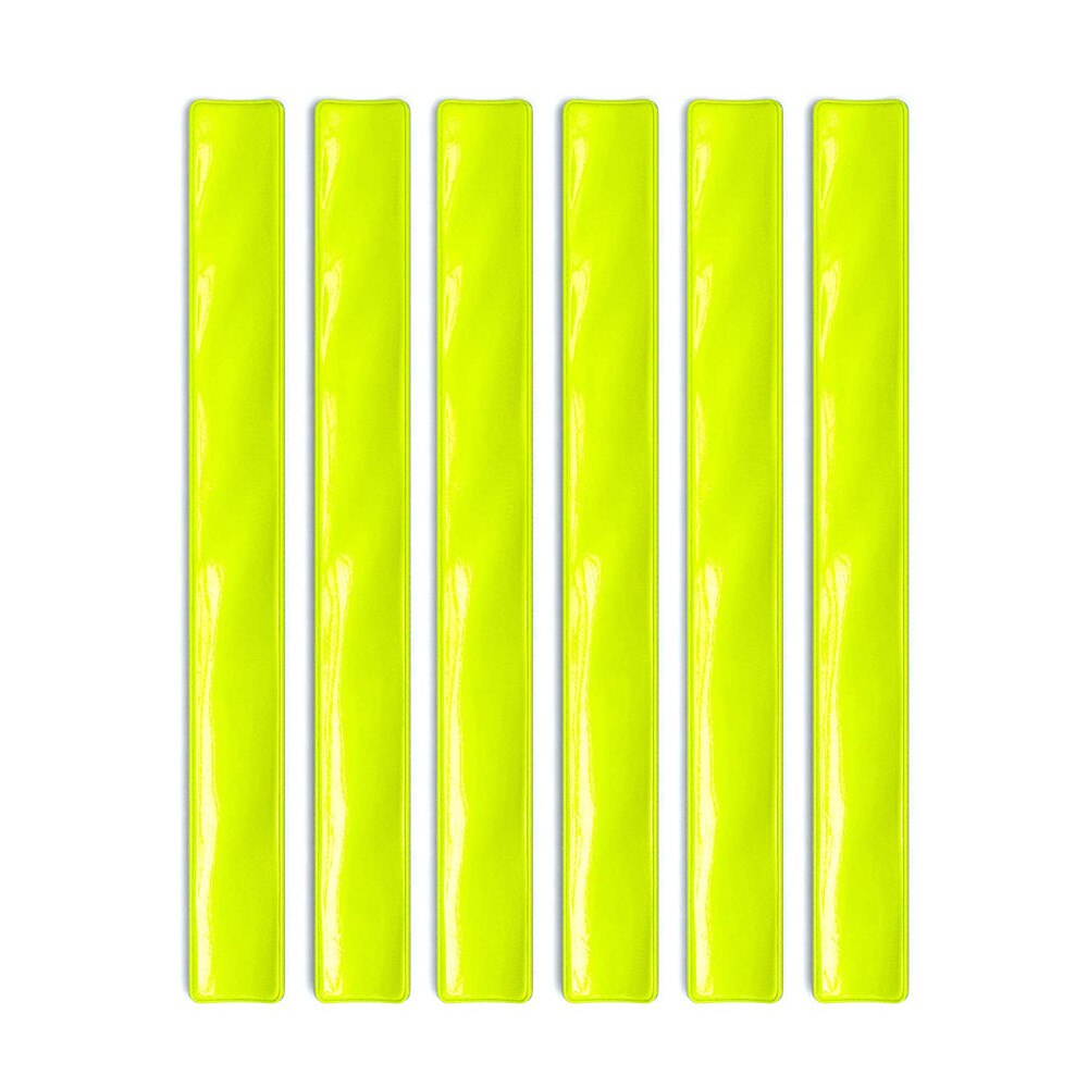 6 Pcs Fiets Reflecterende Veilig Been Broek Clip Strap Beam Band Bodem Riem Fietsen Apparatuur Blote Arm Bandjes Voor Armen en Voeten