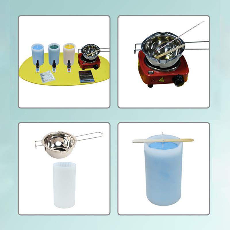 Silicone Kaars Maken Mold Geometrische 3D Vorm Resin Epoxy Cake Handgemaakte Diy Craft Mal Vorm Voor Kaarsen