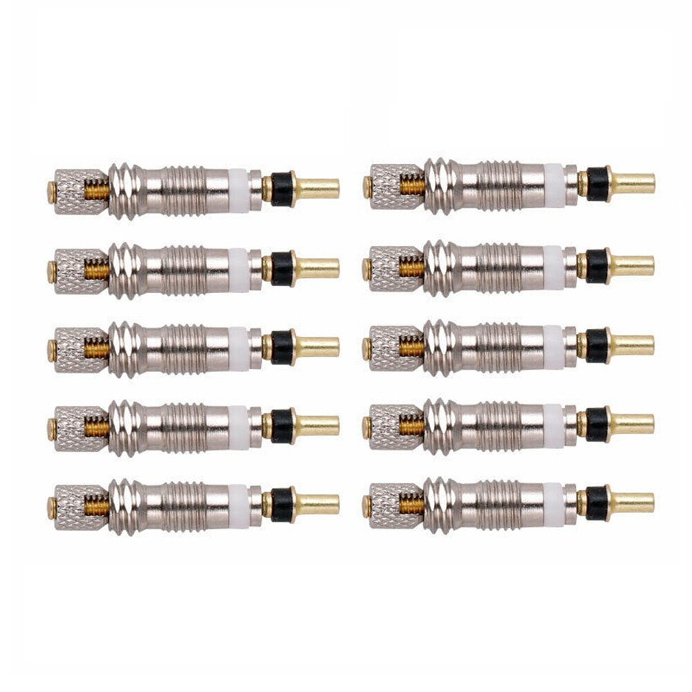 2/5/10pcs Brass French Presta Valve Cores MTB Mountain Road Bike Bicycle FV Repair Service Parts Bike Tire Air Valve Optional