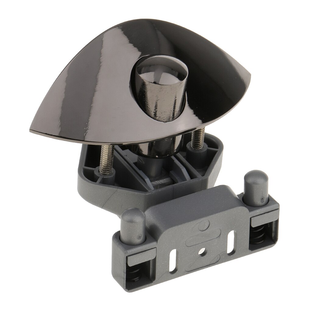 Keyless Push Button Cabinet Latch for RV Caravan Cupboard Motorhome Boat, Cutting Hole: 20mm: Black