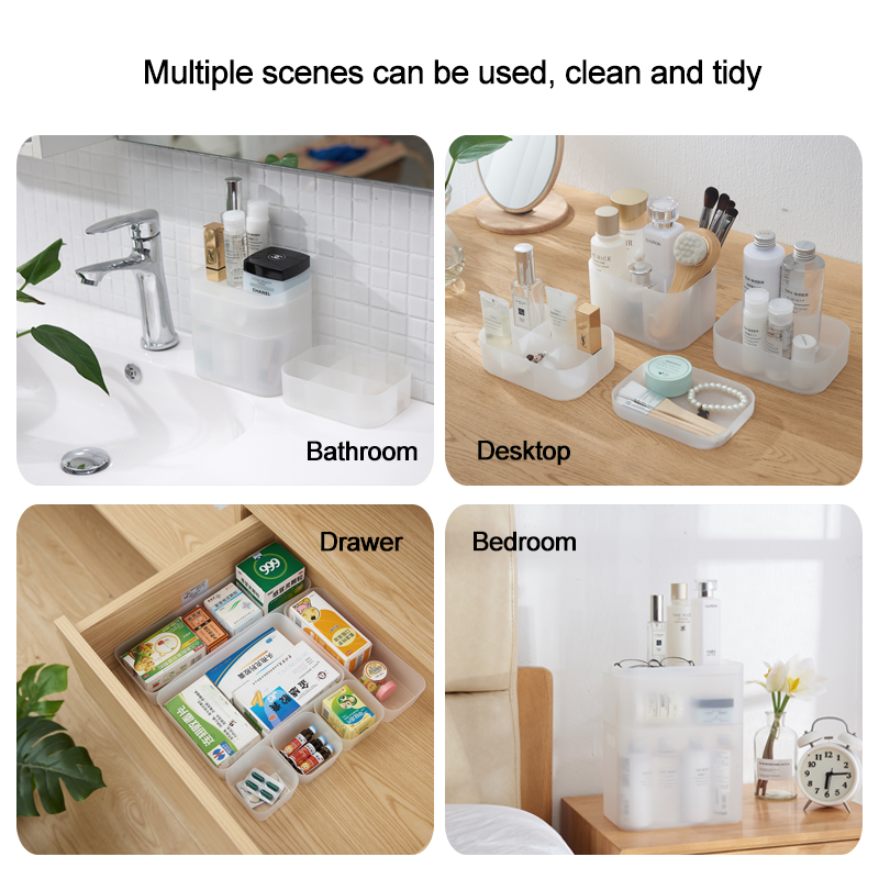 SUNEE Plastic Make Organizer Make Storage Box Cosmetische Lade Organizer Jewerly Container Nagellak Organizer