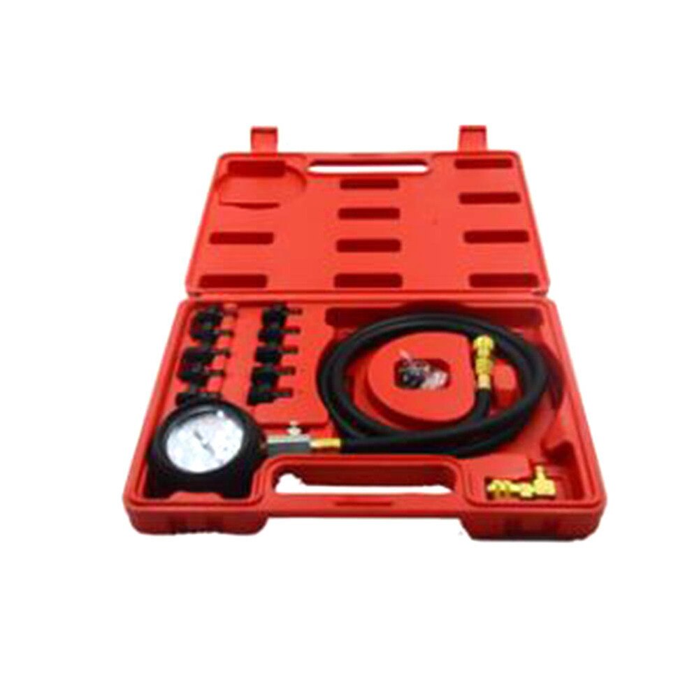 Engine Oil Pressure Diagnostic Tester Tool Set with Case Easy to Read Gauge Scale