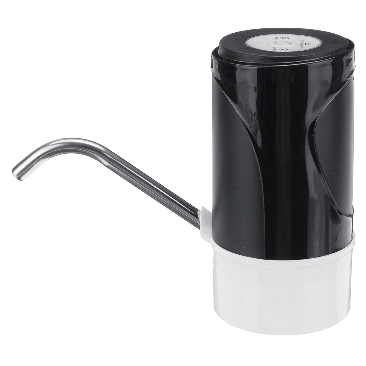 USB Charging Touch Intelligent Automatic Electric Portable Water Pump Dispenser Gallon Drinking Bottle Switch Silent Home Office: Black