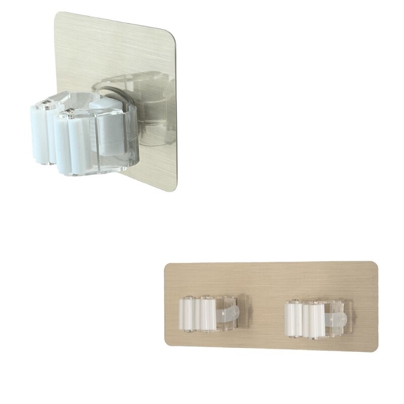 Uchwyt ścienny wycierać spinacz brushroom uchwyt samoprzylepny Organizer stojak wieszak kuchnia łazienka przechowywanie silny bezszwowy haki