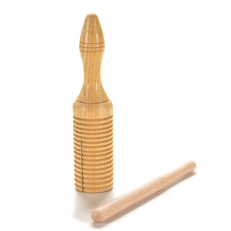 1 X Baby Musical Sound Tube Wooden Percussion for Toddle Kids Infant