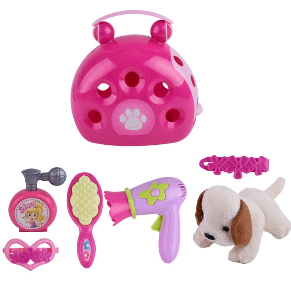 puzzle dla dzieci dom zabaw nauka karmienia nosidełko na zwierzaka robić odgrywania ról szczeniak fajna zabawka na prezent symulacja pielęgnacja zwierząt zabawki dla dzieci: A1