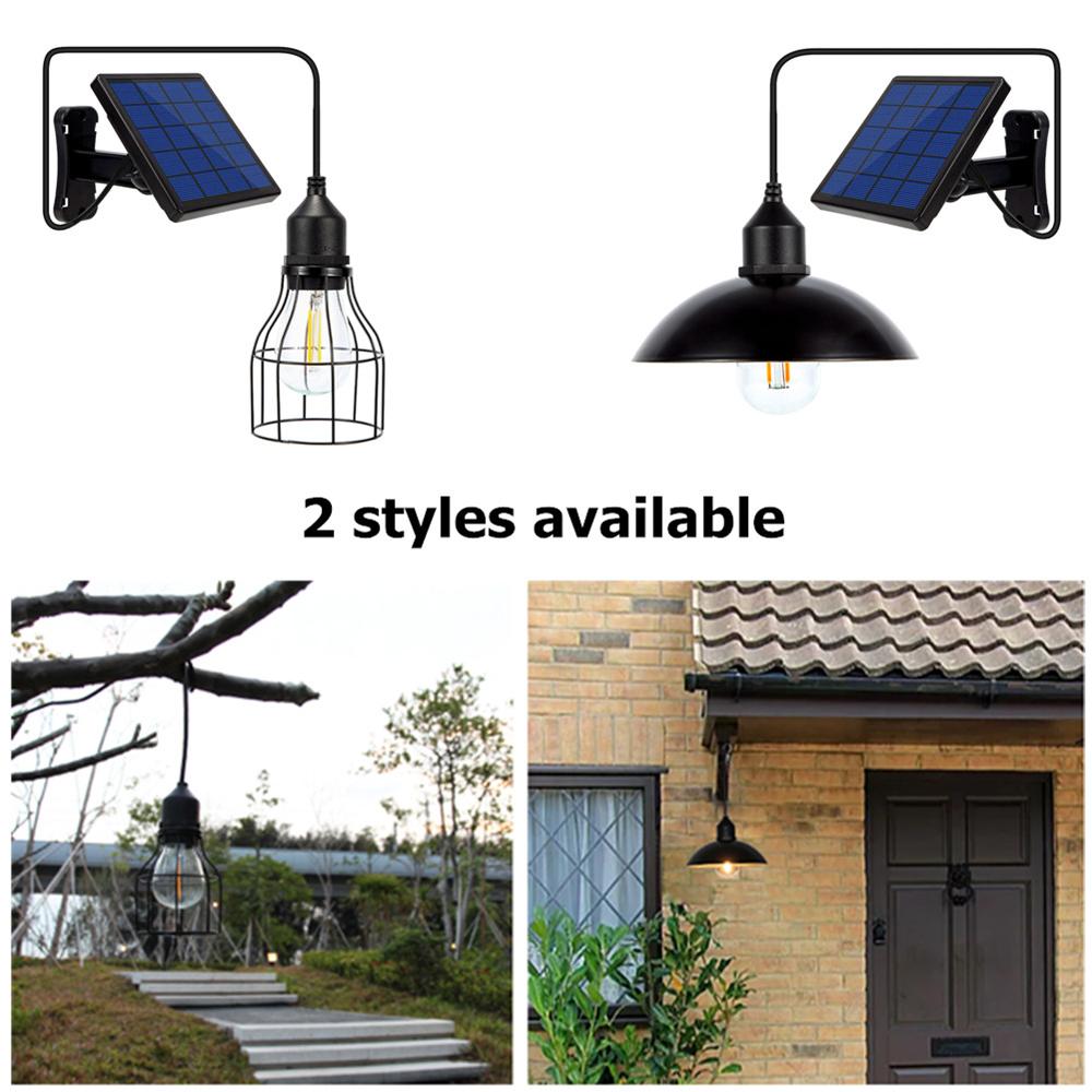 Ousam Led Solar Light Kroonluchter Opknoping Solar Lamp 3 Meter Snoer Traditionele Edison Lamp Opknoping Solar Tuin Licht